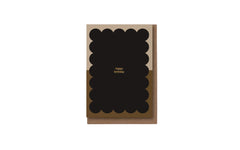 Happy Birthday card - scallop