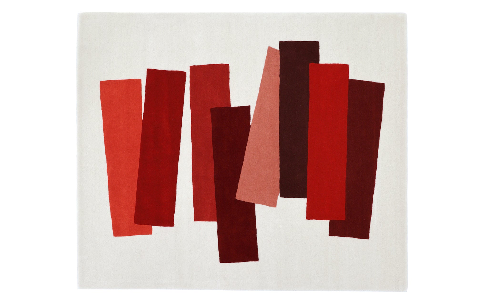 The Many Faces of Red rug