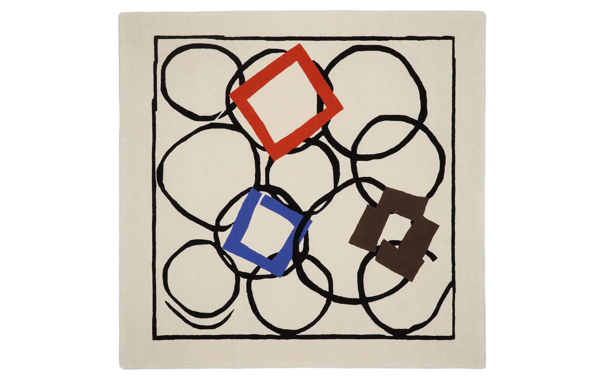 Squares in Orbit rug