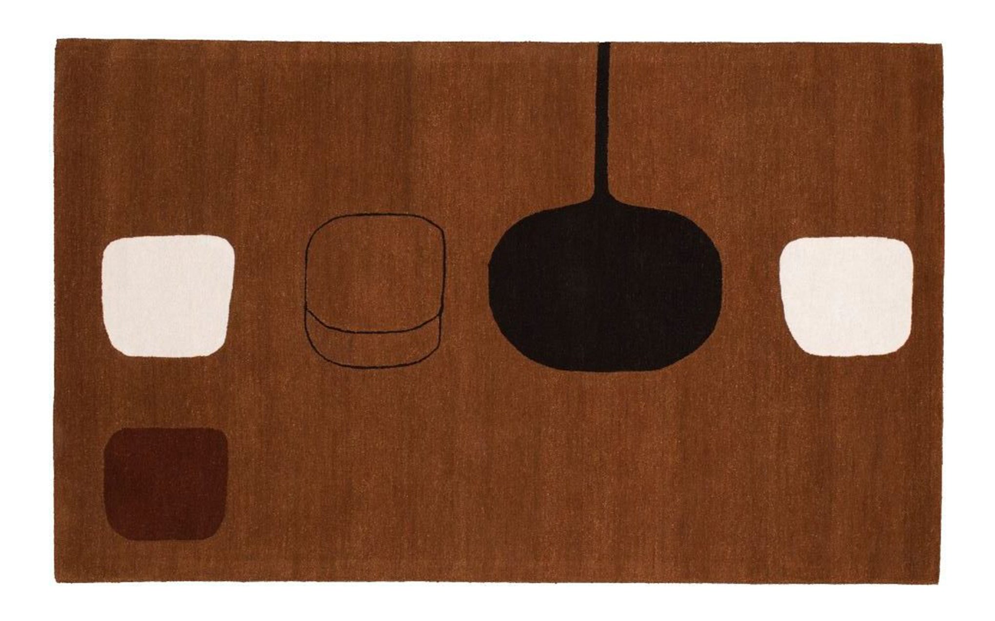 Permutation Brown rug