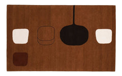 Permutation Brown rug