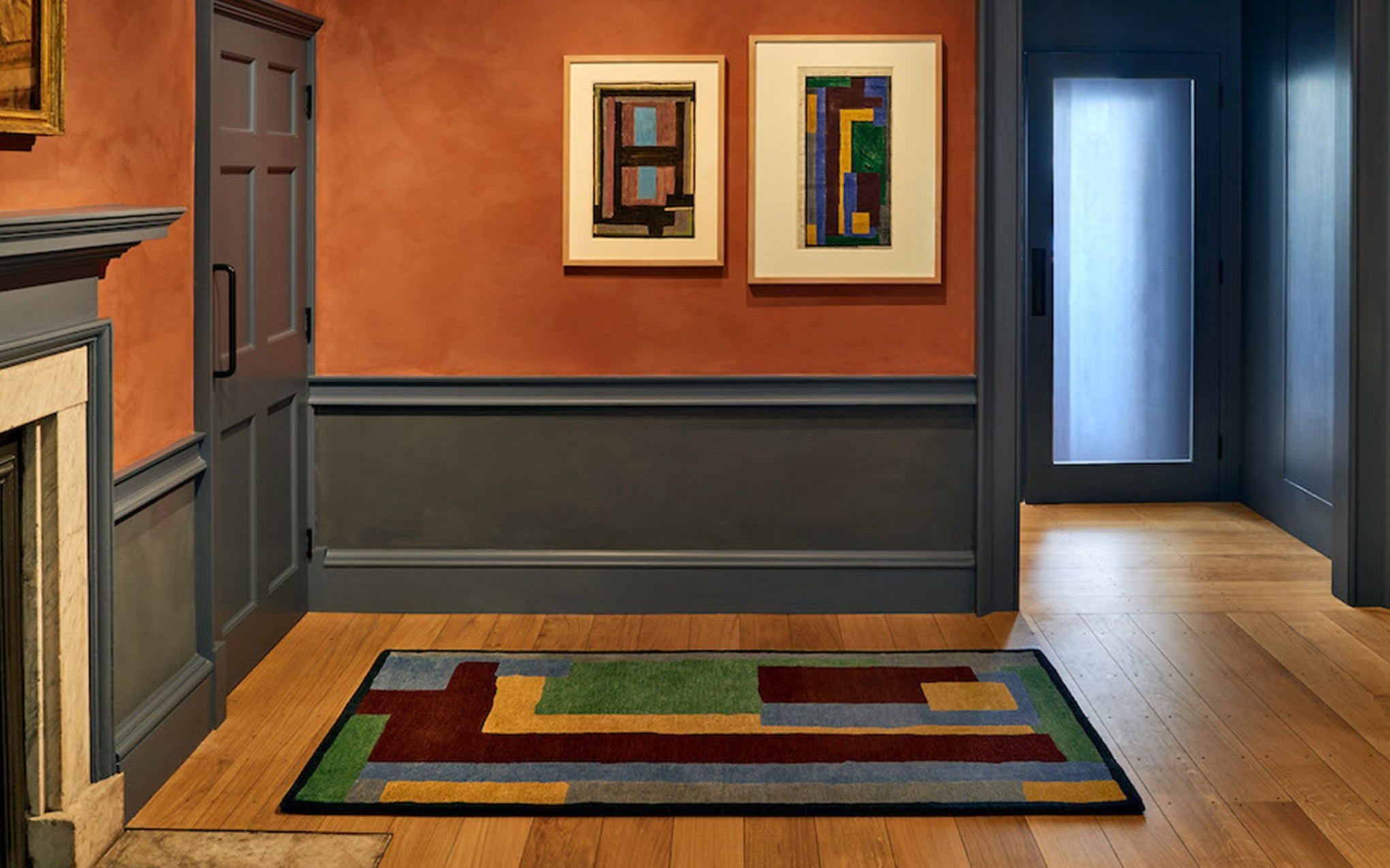 Omega Rectangles rug