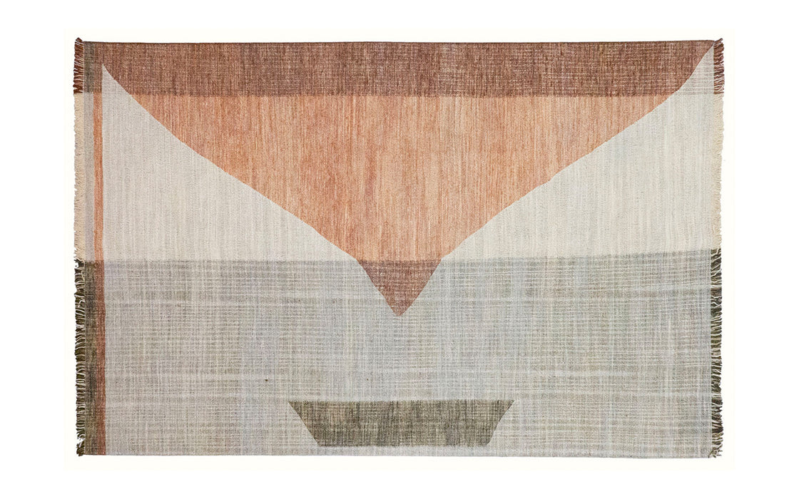 Big Red Triangle rug