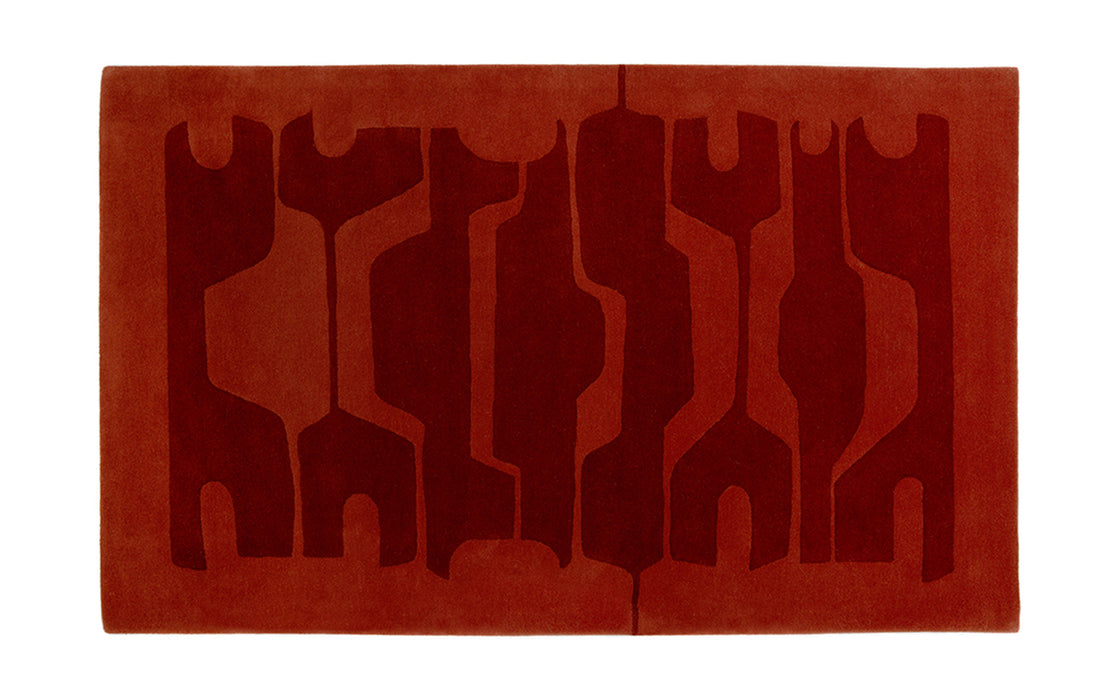 Benares rug - Rust