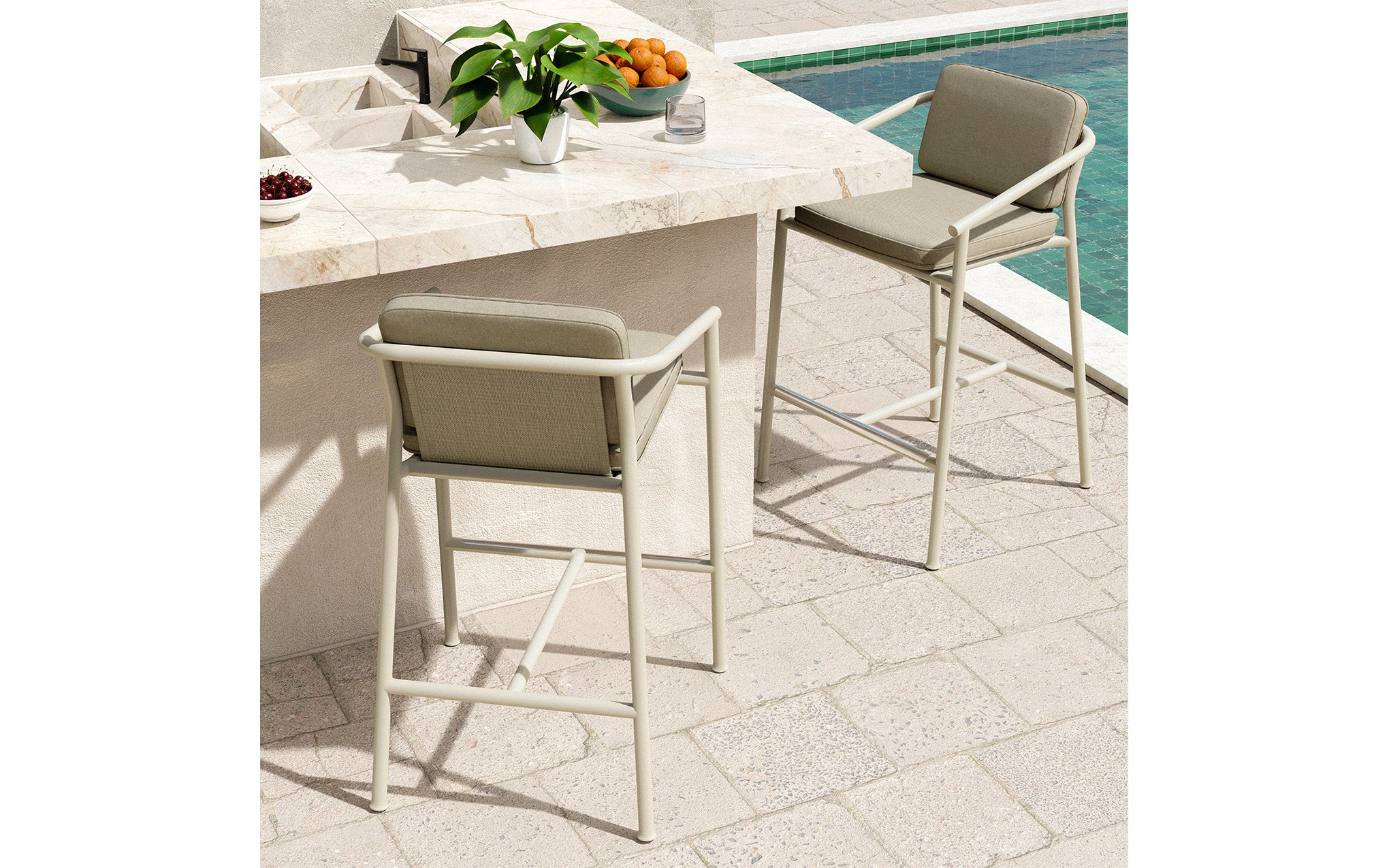 Campus outdoor bar stool