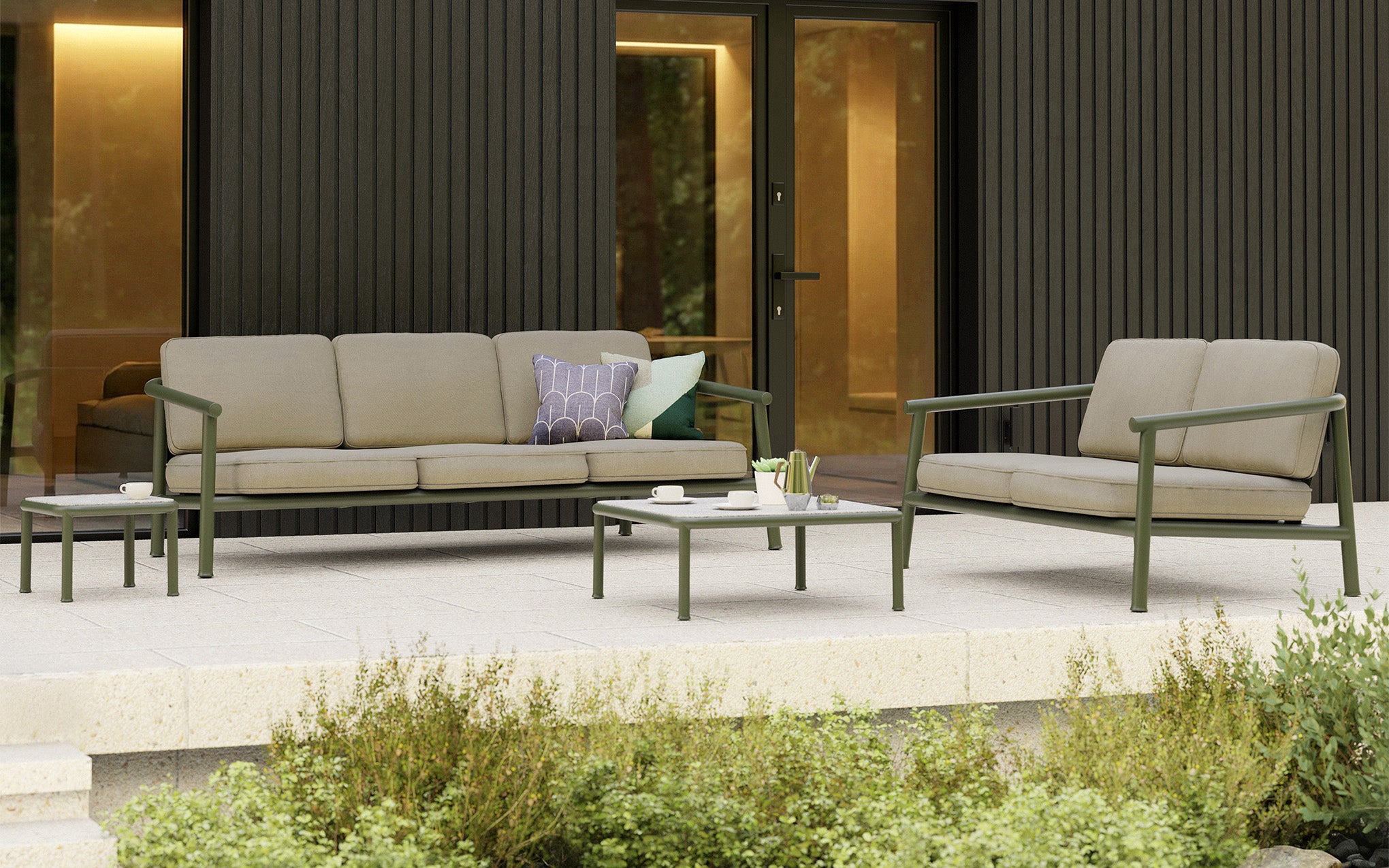 Campus outdoor side table