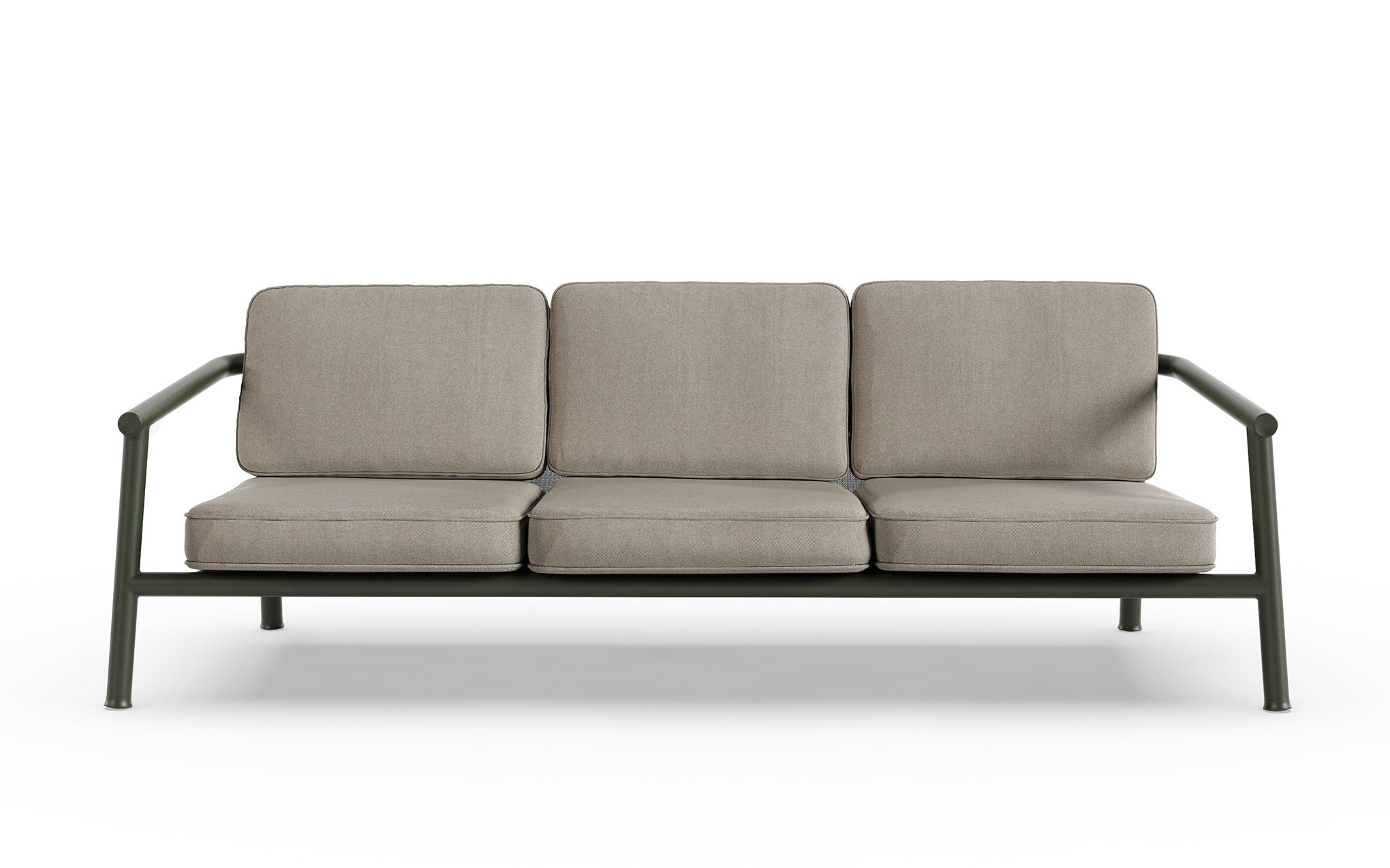 Campus outdoor three seat sofa