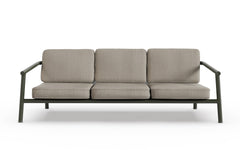 Campus outdoor three seat sofa