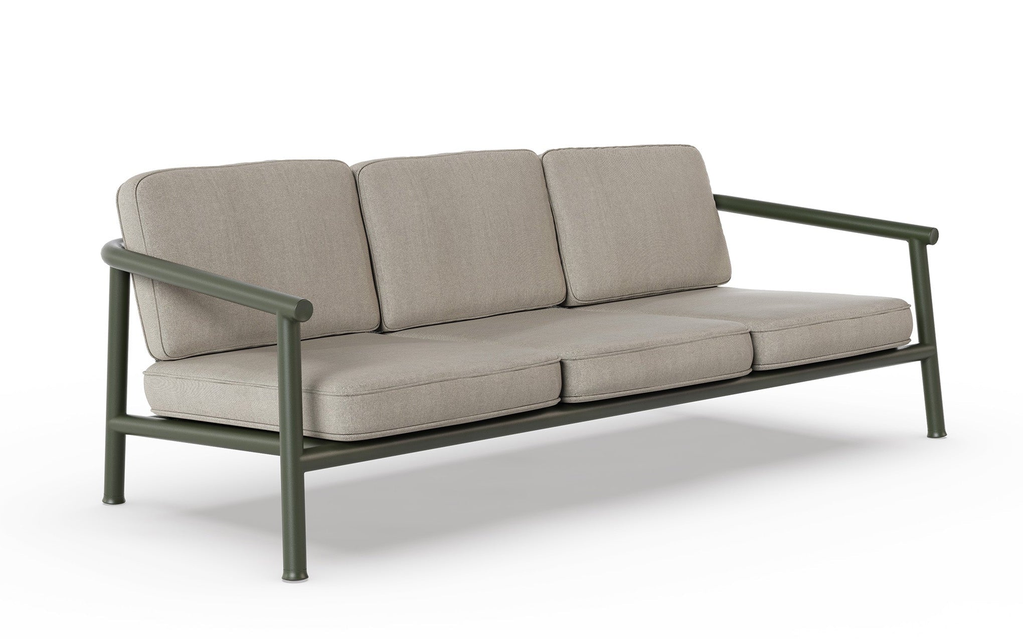 Campus outdoor three seat sofa