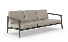Campus outdoor three seat sofa
