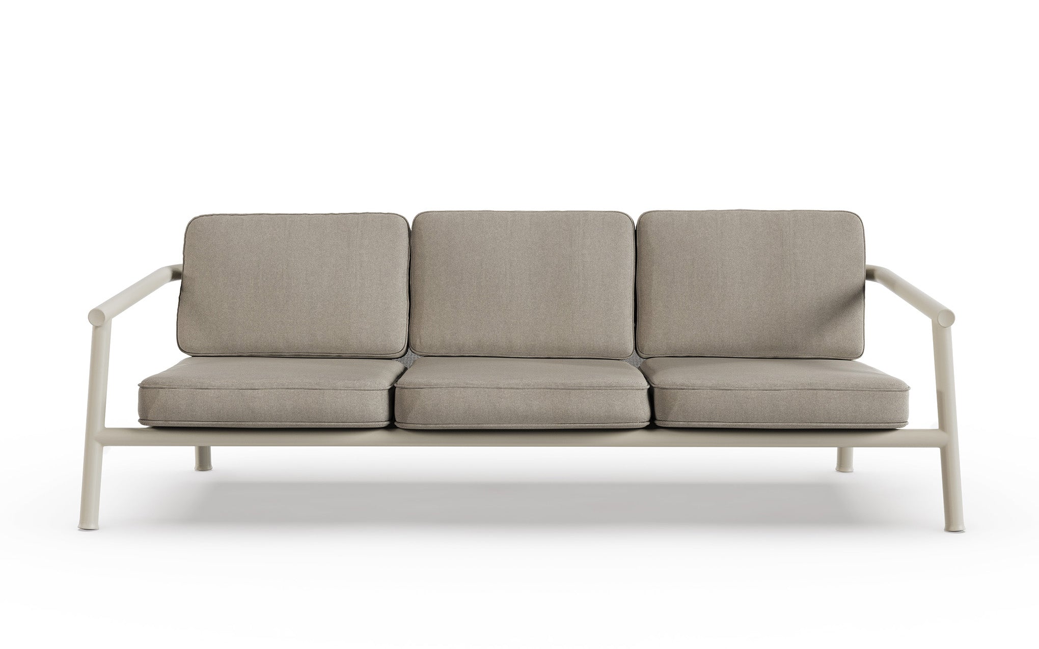 Campus outdoor three seat sofa