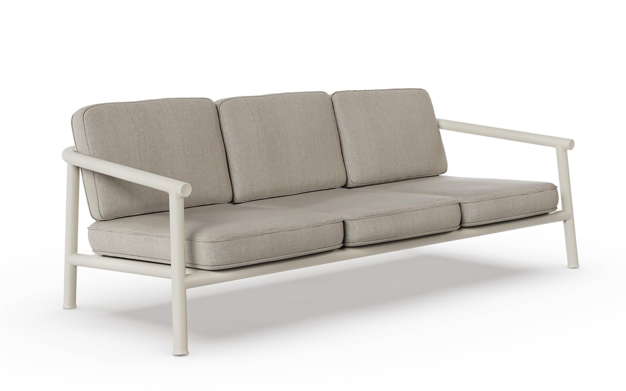 Campus outdoor three seat sofa