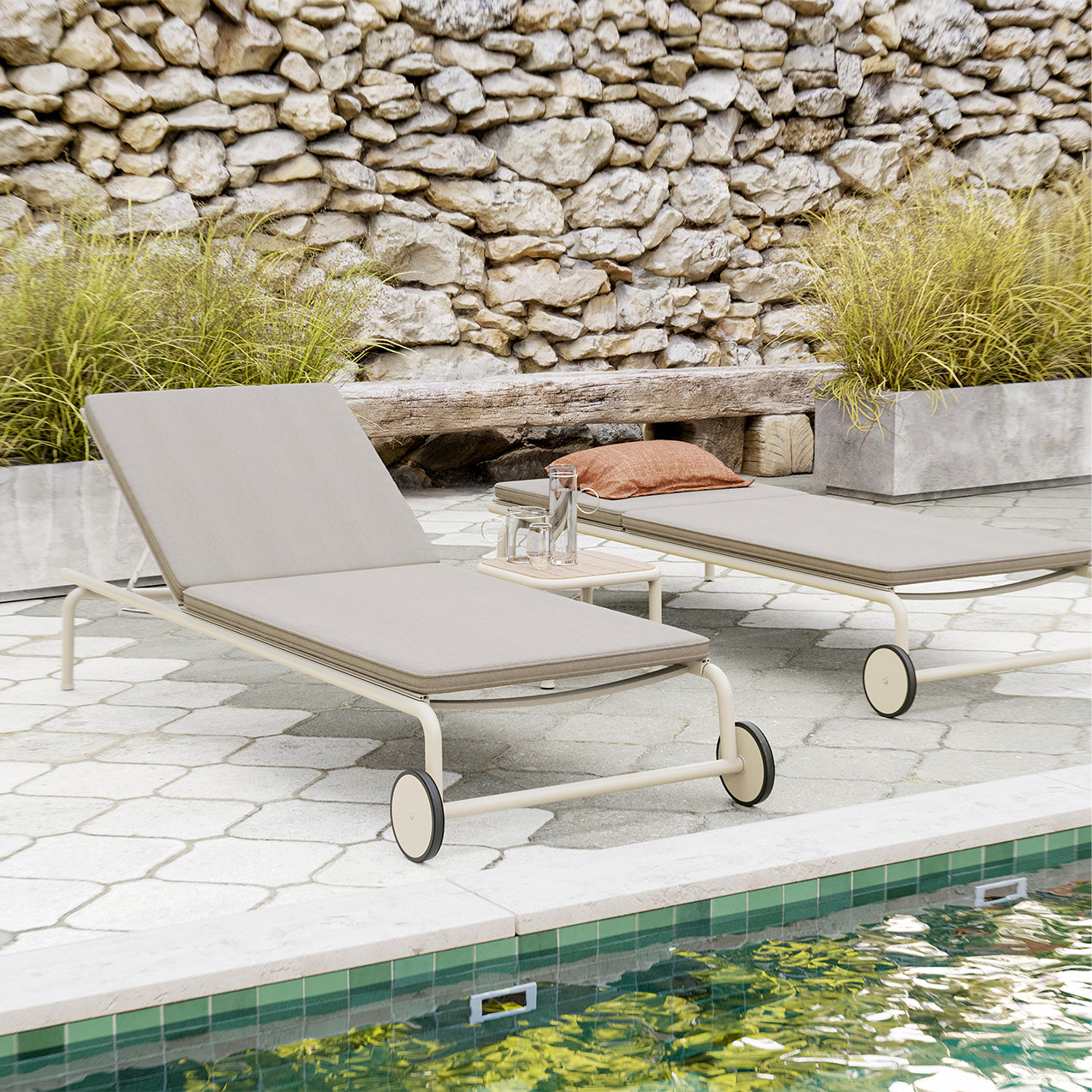 Campus outdoor side table
