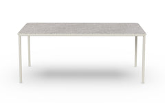 Campus outdoor rectangular table