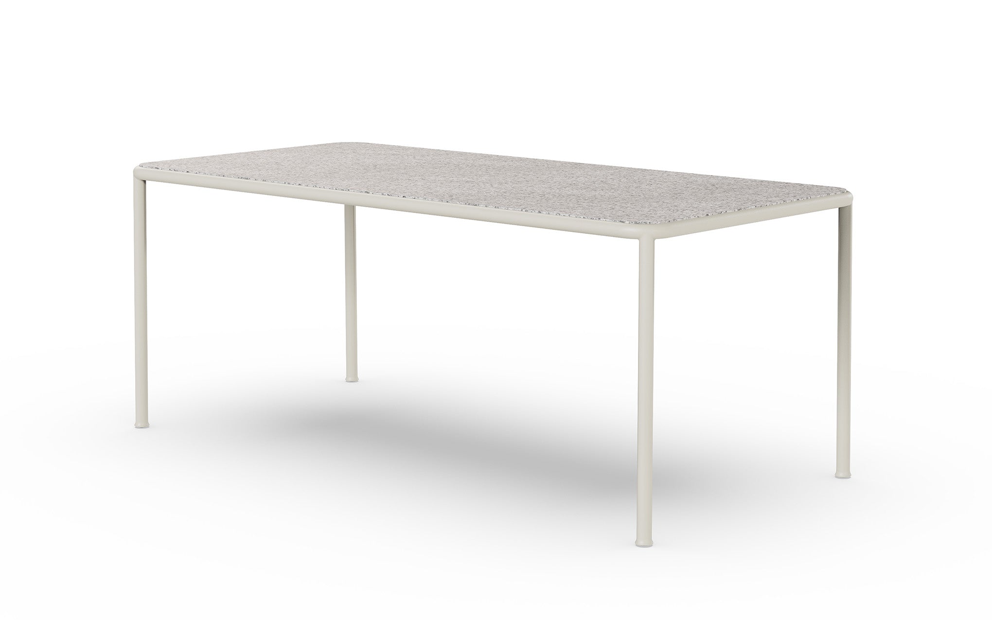 Campus outdoor rectangular table