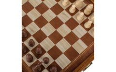 Classic 2-in-1 Chess & Backgammon game set