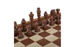 Classic 2-in-1 Chess & Backgammon game set