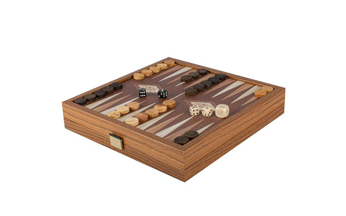 Classic 2-in-1 Chess & Backgammon game set