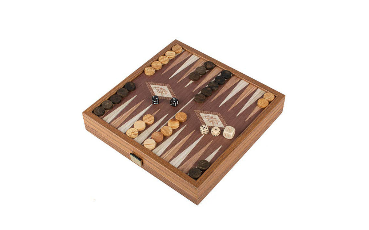 Classic 2-in-1 Chess & Backgammon game set