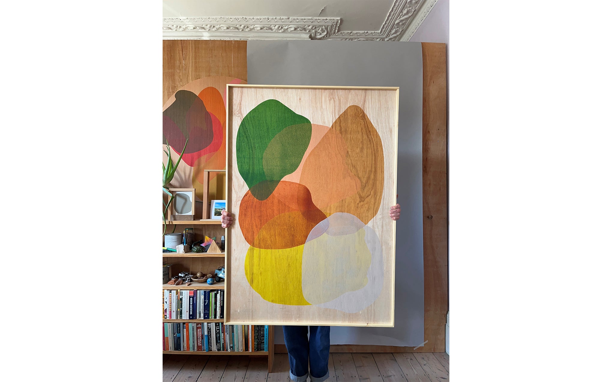 Rolling Pin A0 painting on plywood - No. 25.05