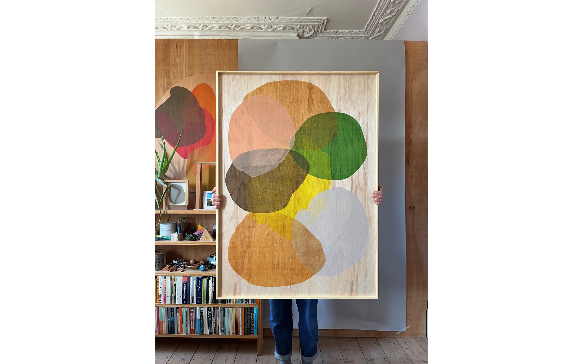 Rolling Pin A0 painting on plywood - No. 25.03