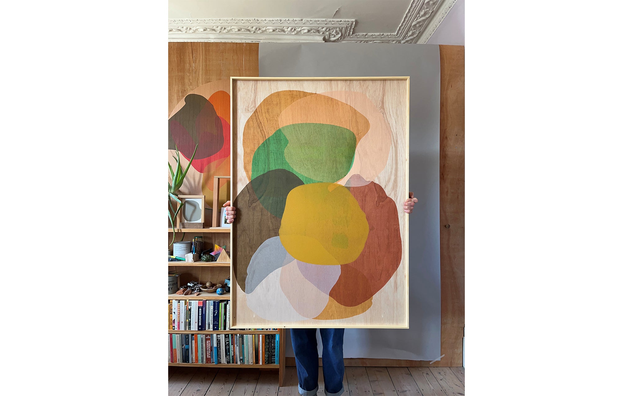 Rolling Pin A0 painting on plywood - No. 25.01