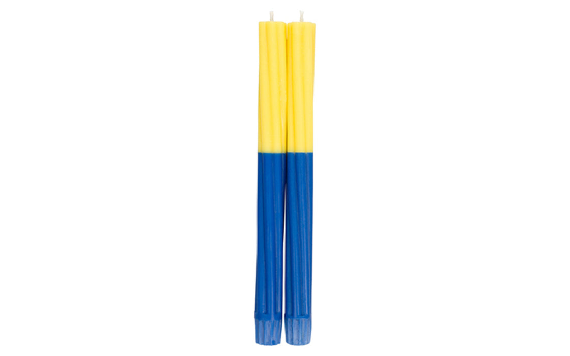 Twisted candles - set of 2