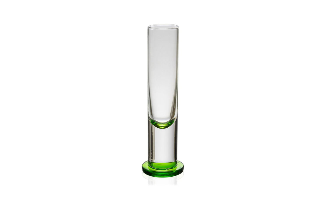 DM column champagne flute glass & vase