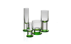 DM column champagne flute glass & vase