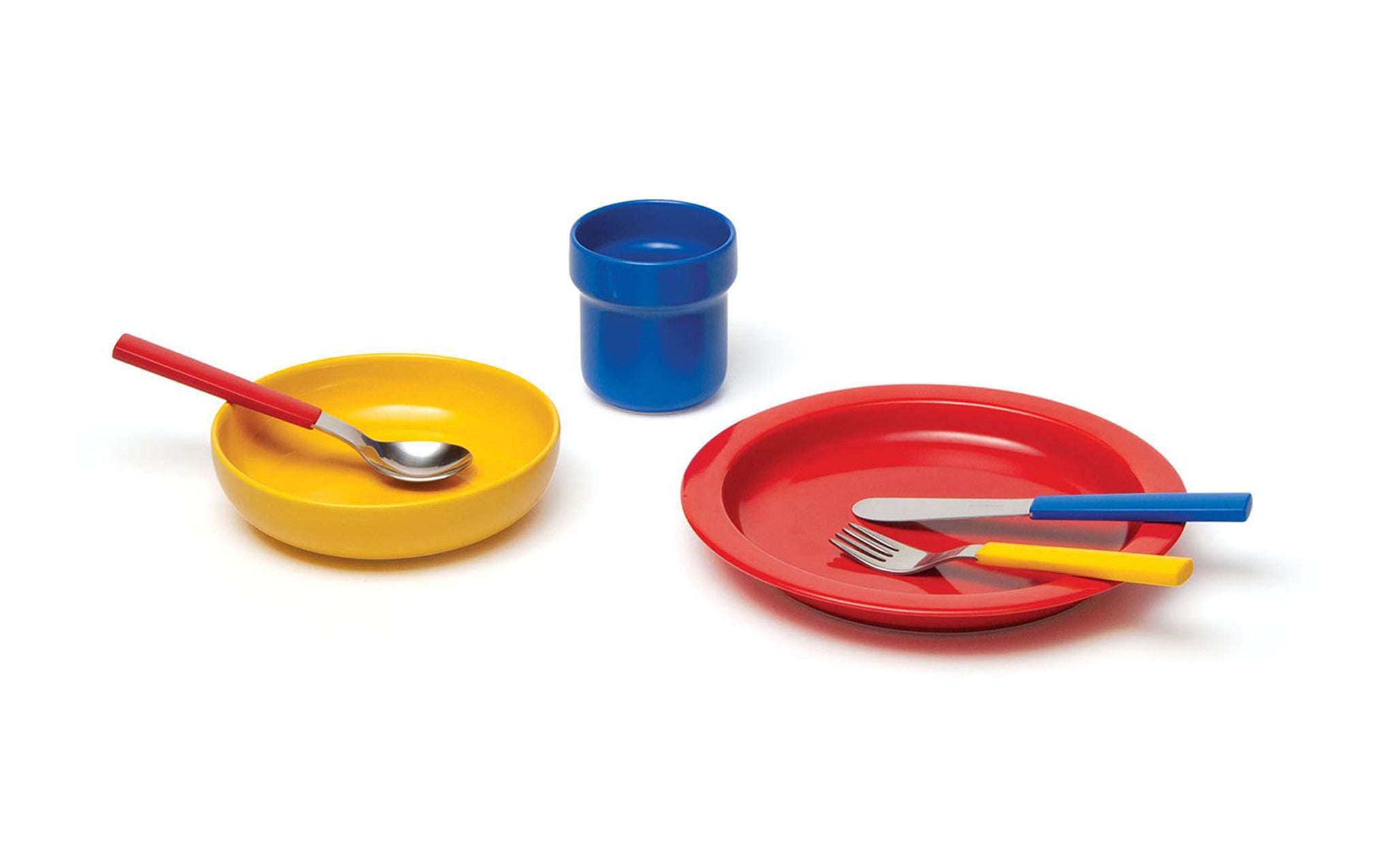 Porcelain childrens tableware set - 3 piece