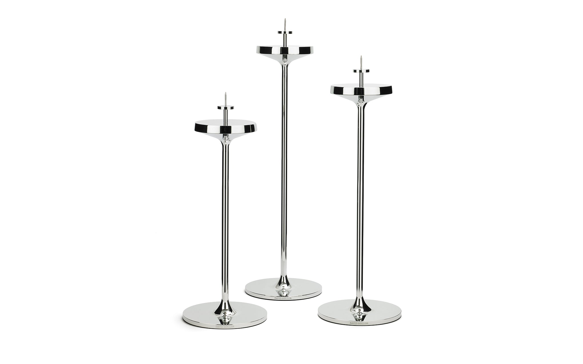 DM Embassy stainless steel candlestick