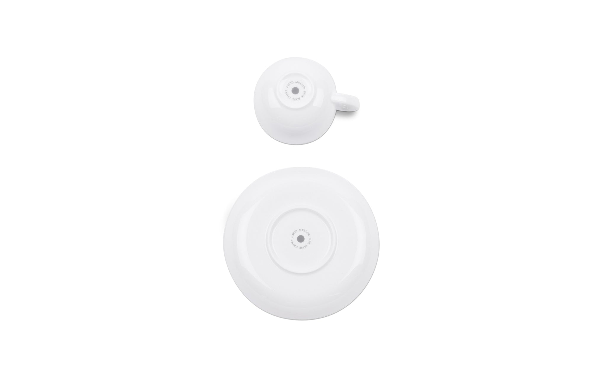 DM fine bone china teacup & saucer