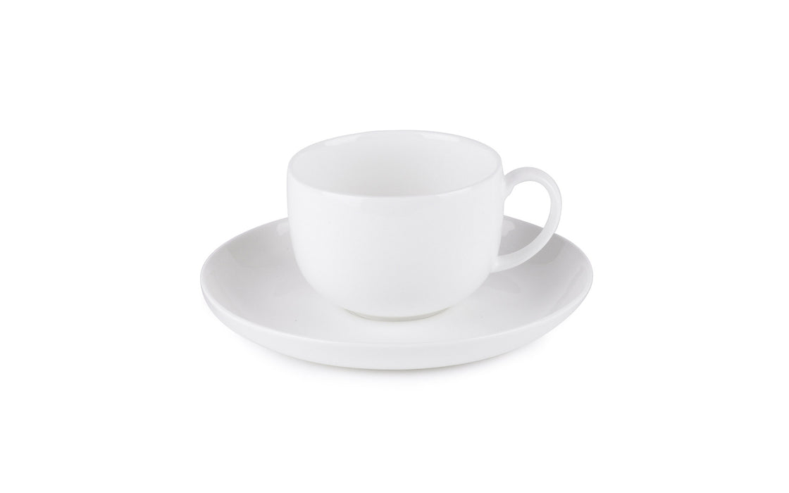 DM fine bone china teacup & saucer
