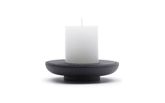 DM low cast iron candleholder