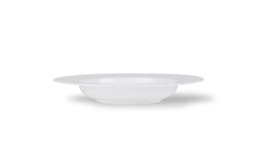 DM fine bone china rimmed soup plate