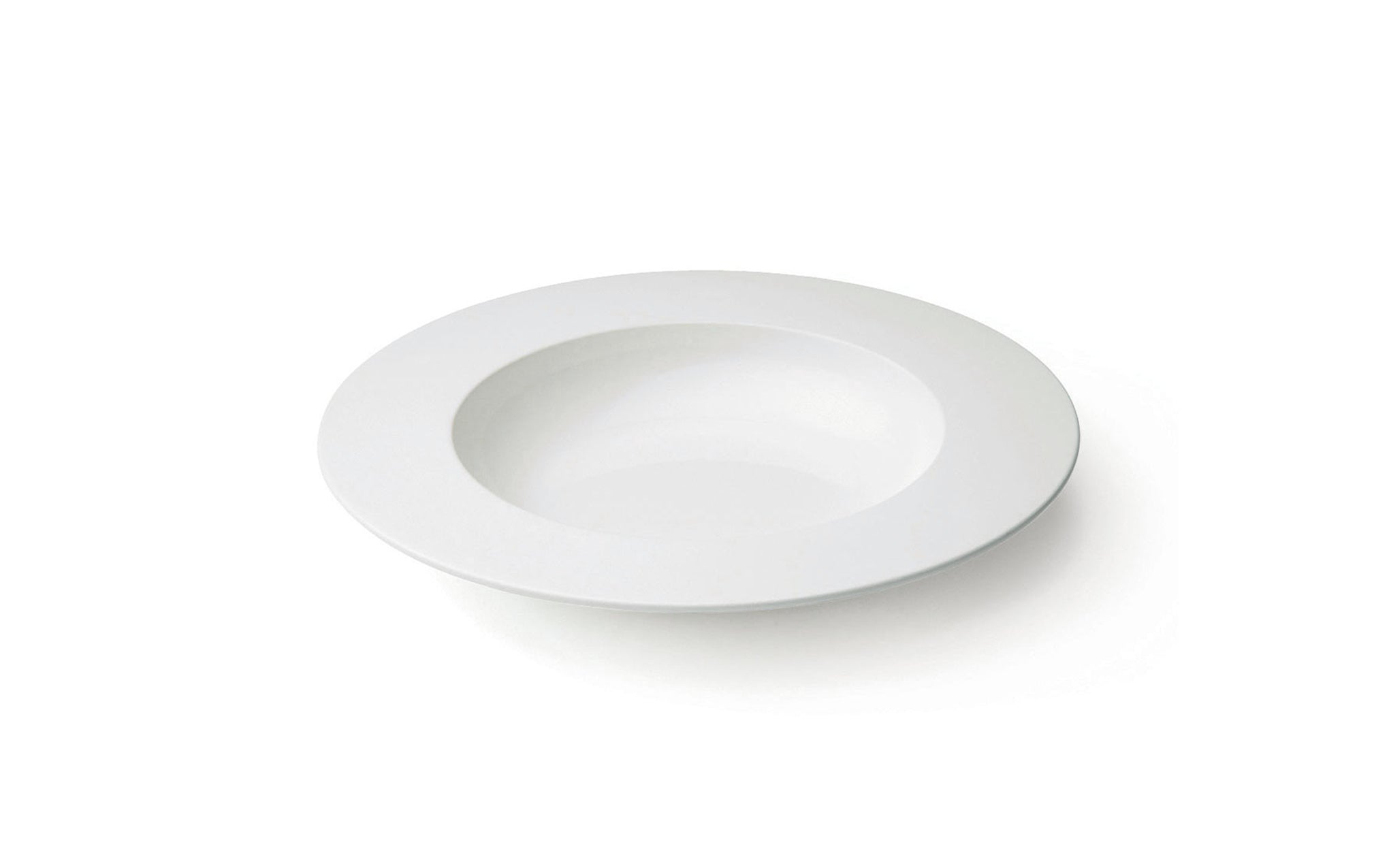 DM fine bone china rimmed soup plate