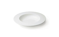 DM fine bone china rimmed soup plate