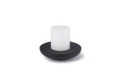 DM low cast iron candleholder
