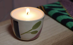 Bouclé Garni ceramic candle - Bouclé x Donna Wilson