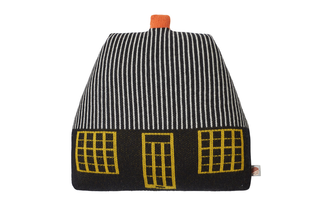 Cottage cushion - black