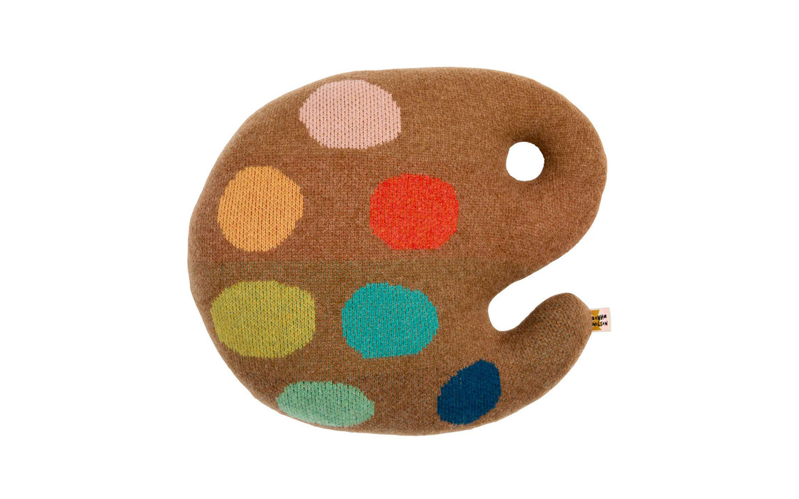 Paint Palette Shaped cushion
