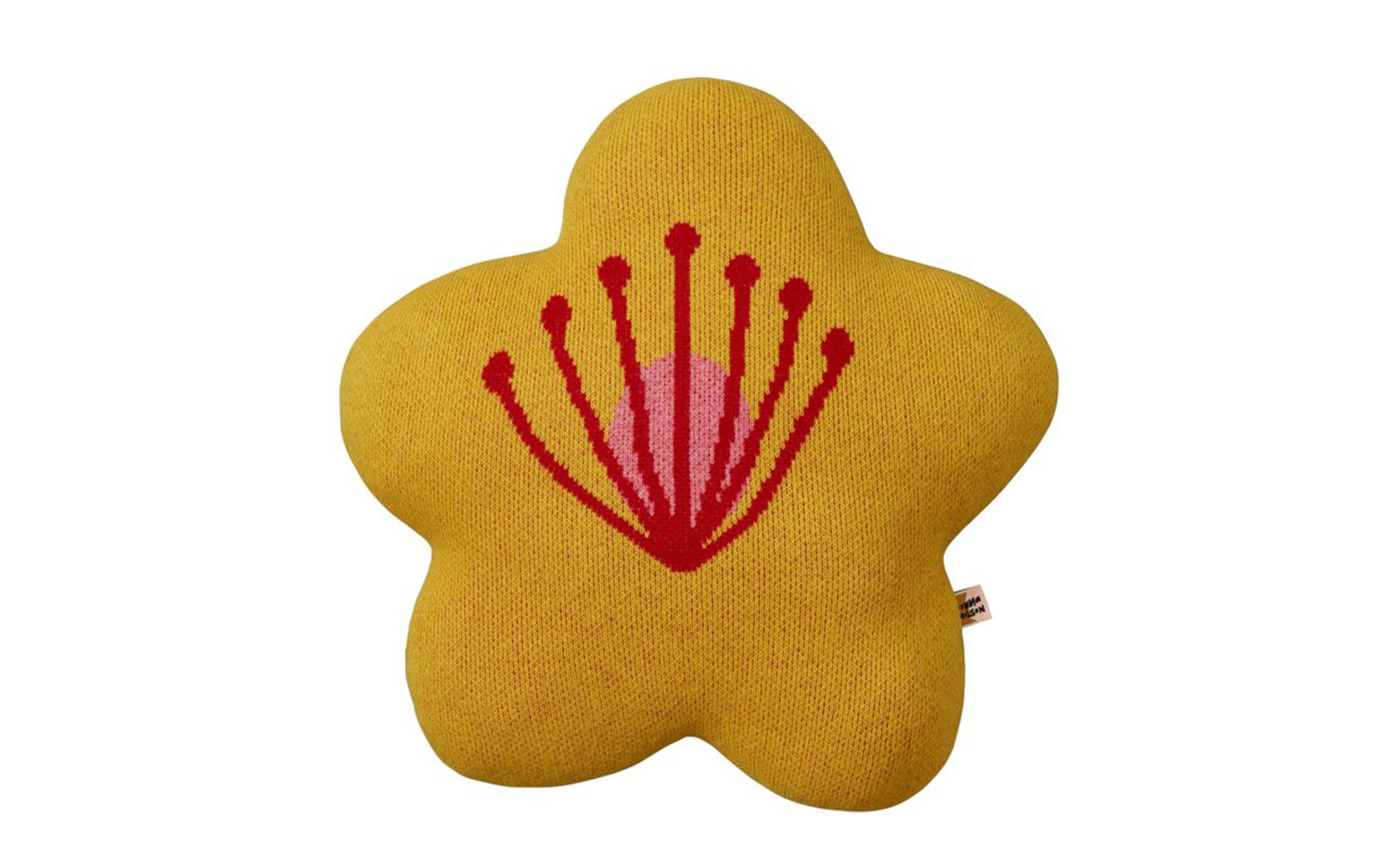 Bloom Shaped cushion - yellow