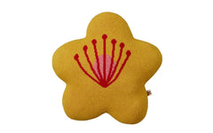 Bloom Shaped cushion - yellow