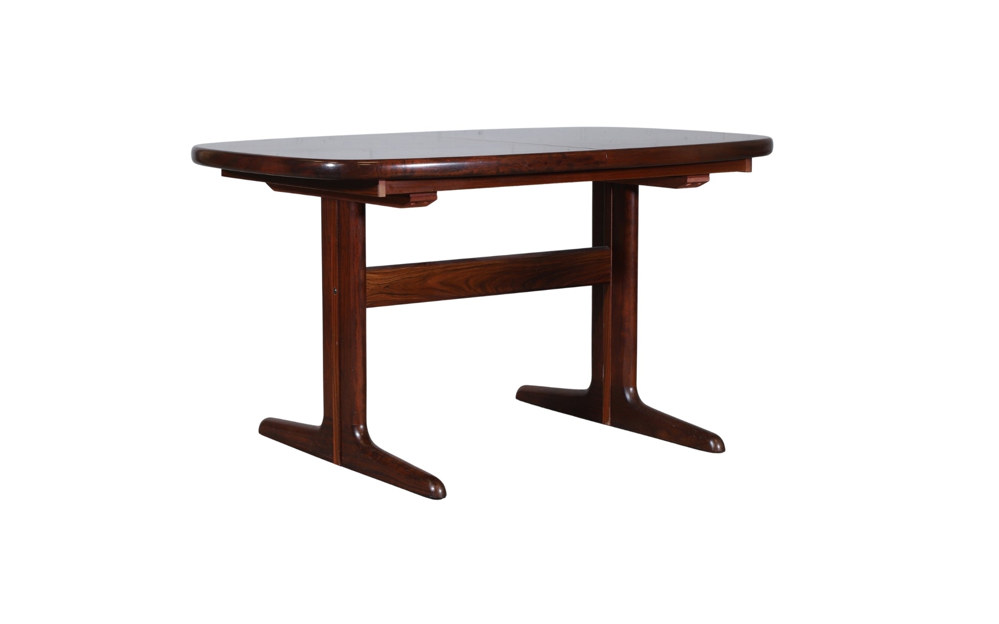 Danish rosewood extending dining table