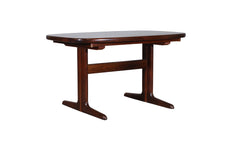 Danish rosewood extending dining table
