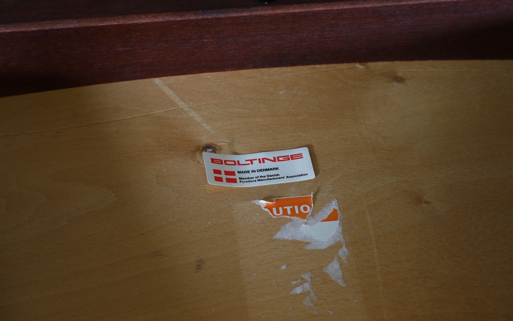 Danish rosewood extending dining table