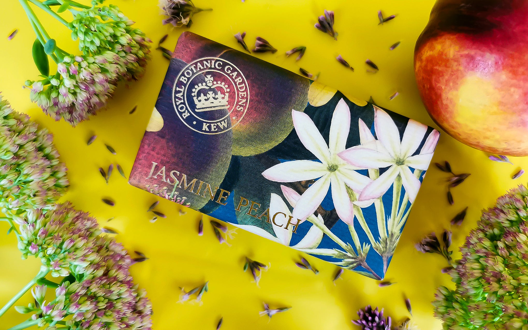 Kew Garden soap bar - jasmine peach