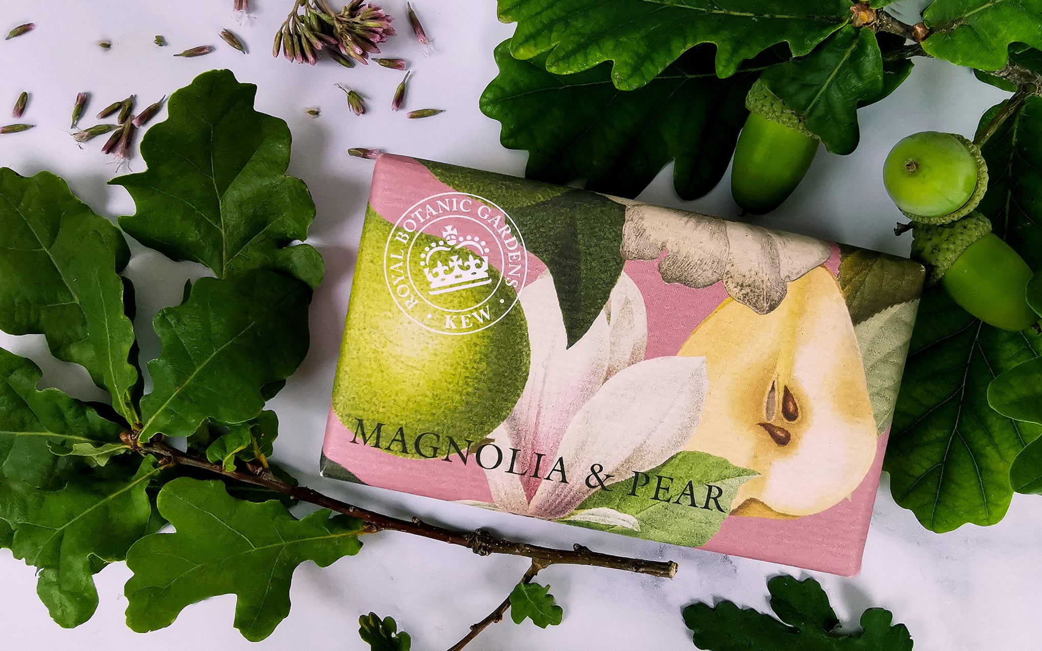 Kew Garden soap bar - magnolia & pear