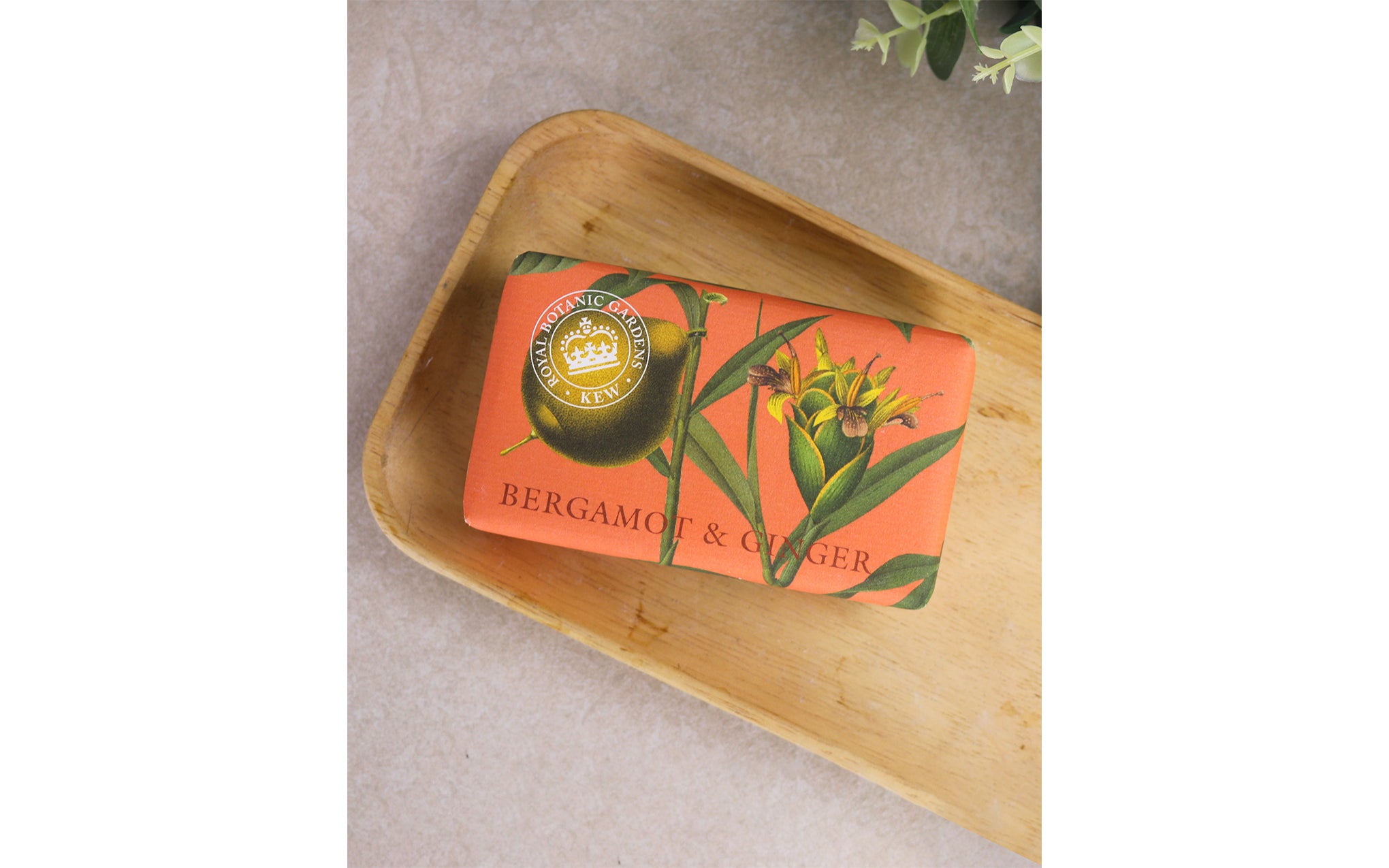 Kew Garden soap bar - bergamot & ginger
