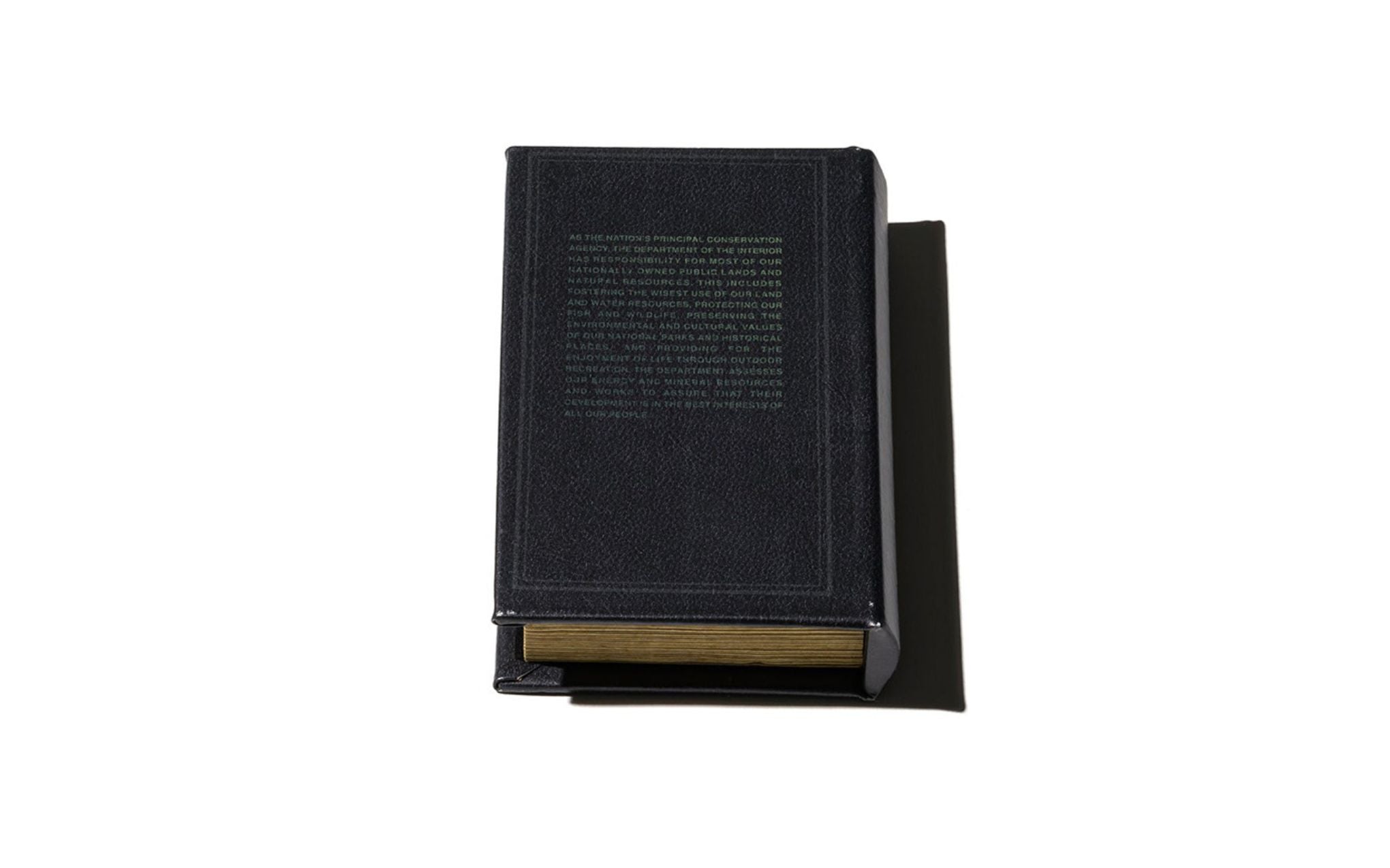 Empty book in black - Concrete Manual
